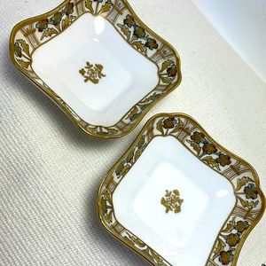 NIPPON hand painted trinket bowl